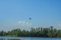 Rayong/Thailand- Ã¢â¬Å½November Ã¢â¬Å½21, Ã¢â¬Å½2018: Sikorsky S-70B-7 Seahawk Royal Thai Navy over the tree at U-Tapao Rayong